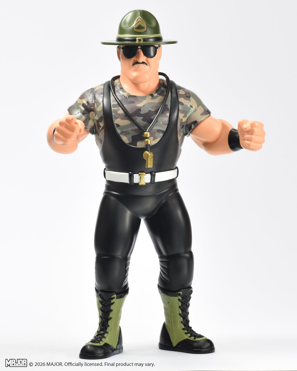 Baby Face Sgt Slaughter Big Rubber Guy (FREE US SHIPPING - SHIPS IN AUGUST)
