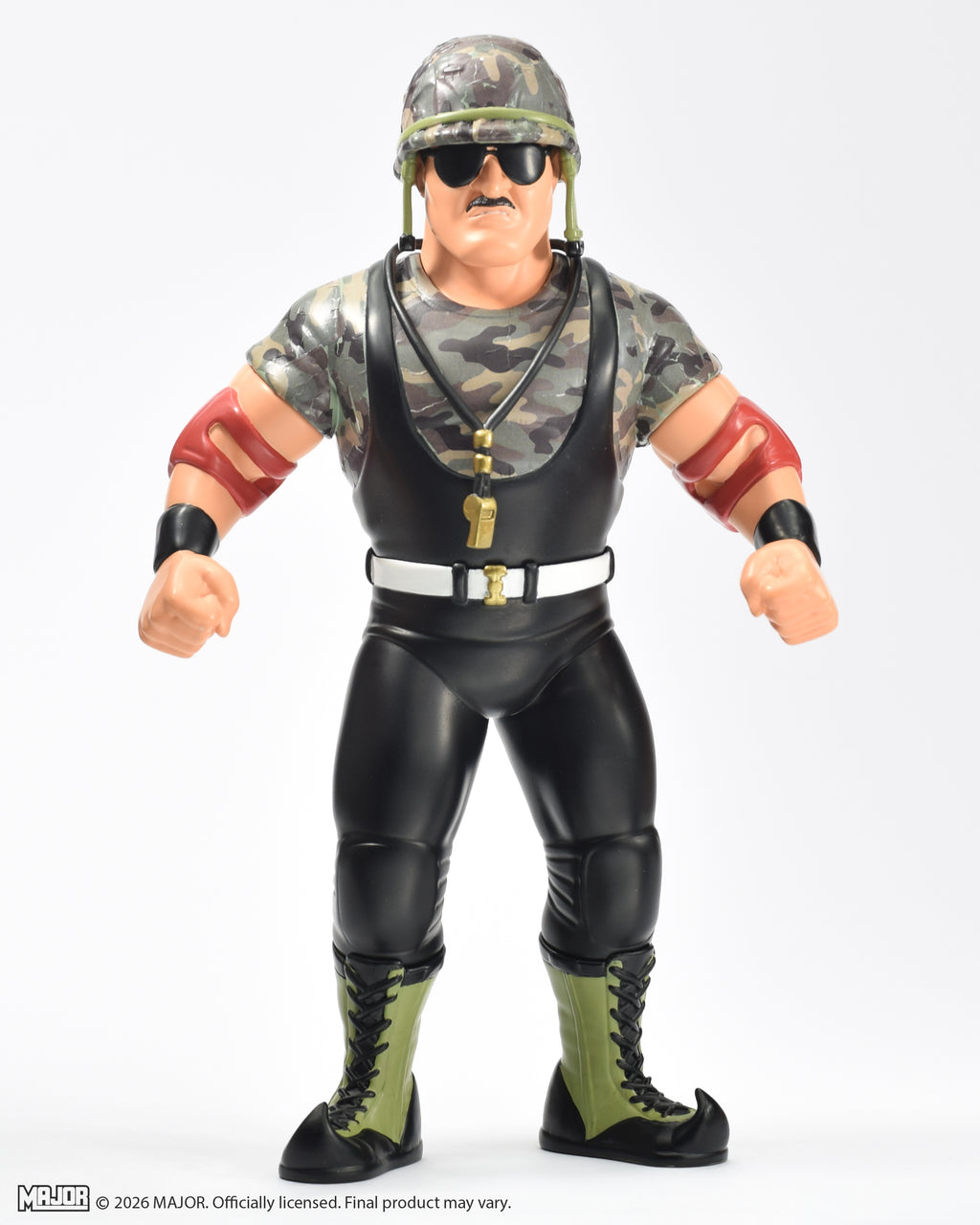 Heel Sgt Slaughter Big Rubber Guy (FREE US SHIPPING - SHIPS IN AUGUST)