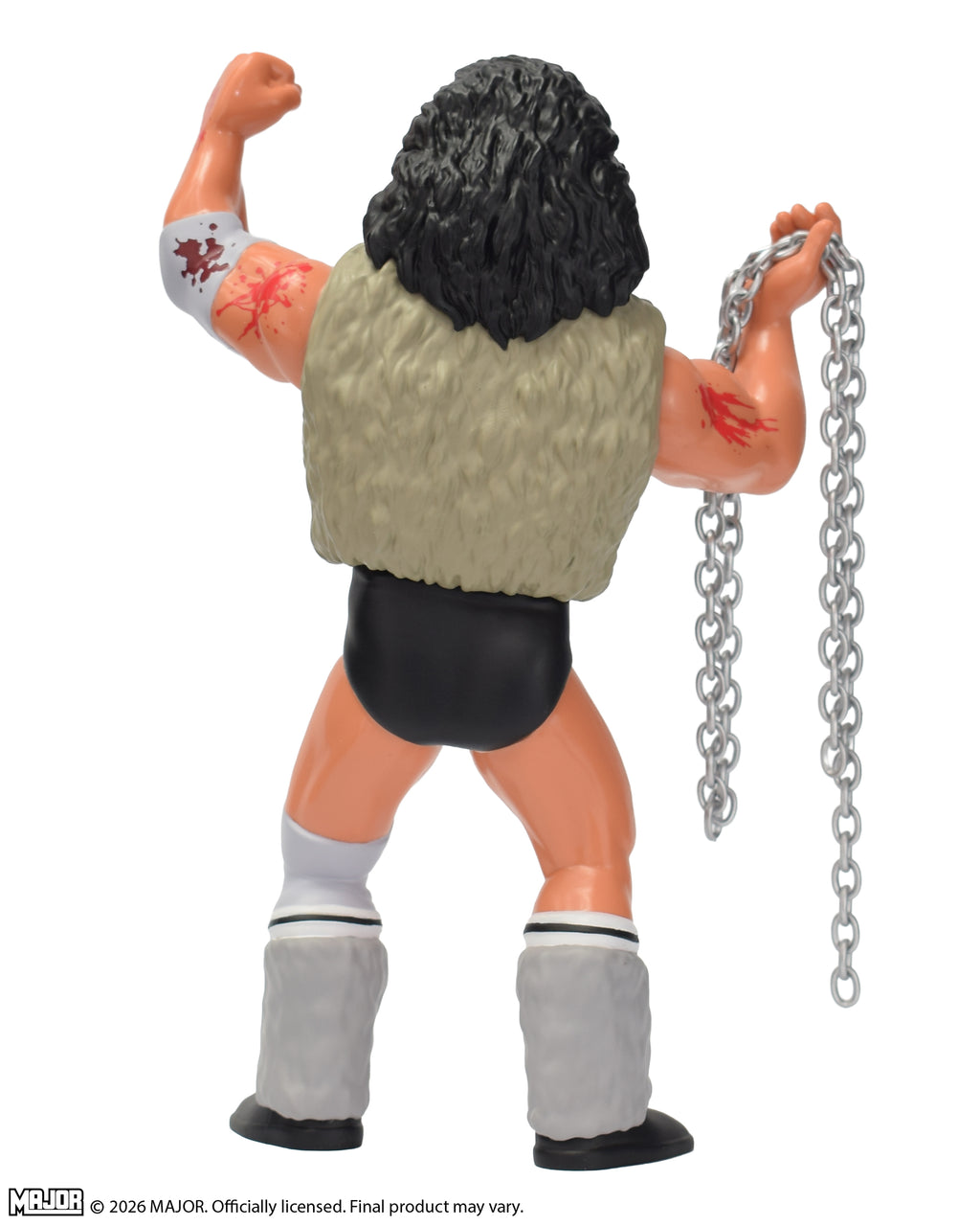 Limited to 1,000 Bloody Bruiser Brody Big Rubber Guy Action Figure, 1980s Retro 8" Collectible Toy (SHIPS IN NOVEMBER)