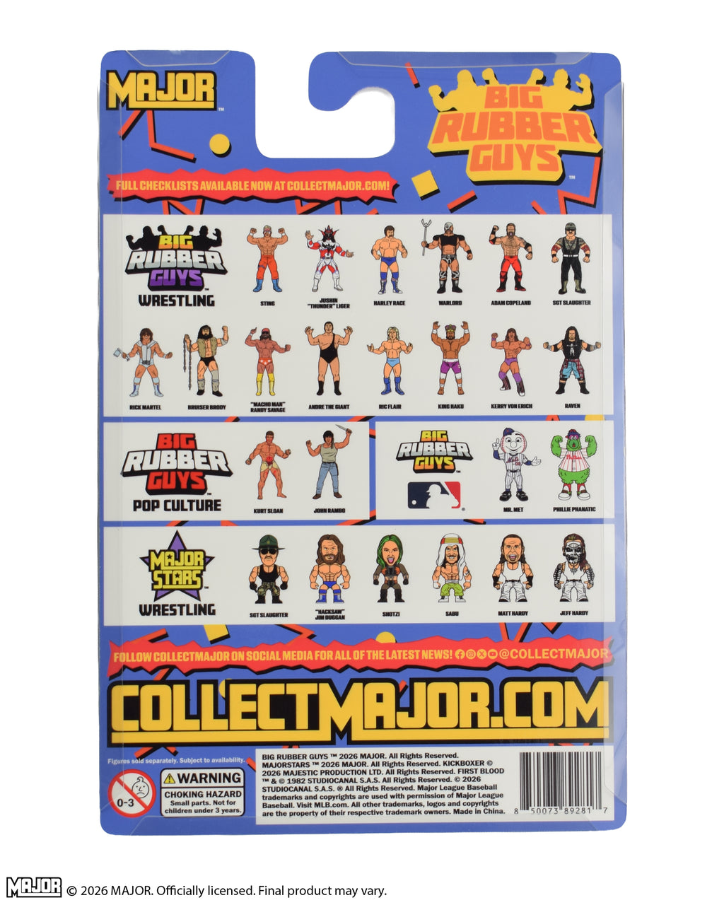 Road Warrior Animal (Gold) Big Rubber Guy Action Figure, 1980s Retro 8" Collectible Toy (FREE US SHIPPING - SHIPS IN OCTOBER)