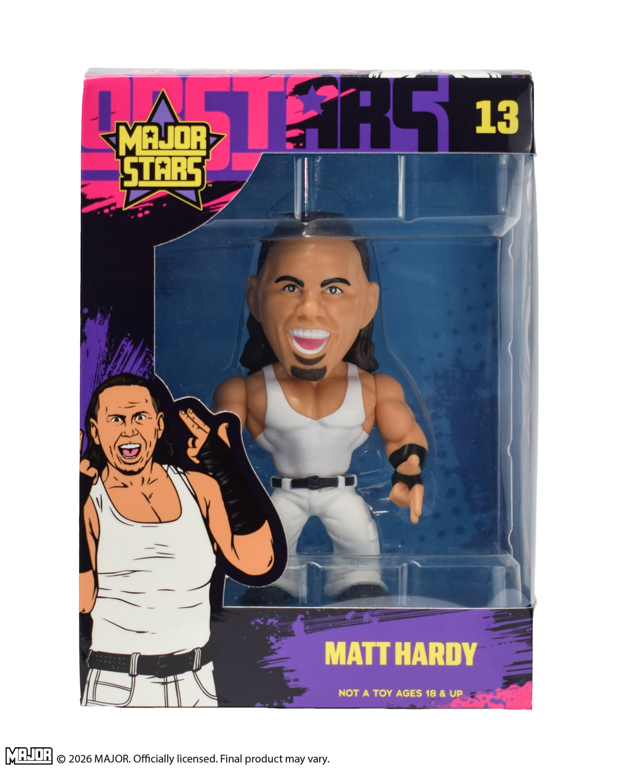 Major Stars Matt Hardy 4-Inch Collectible Figure (FREE US SHIPPING - SHIPS IN NOVEMBER)