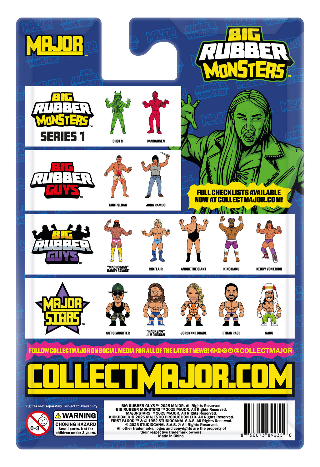 Shotzi Monster Big Rubber Guy LIMITED TO 500 (FREE US SHIPPING)
