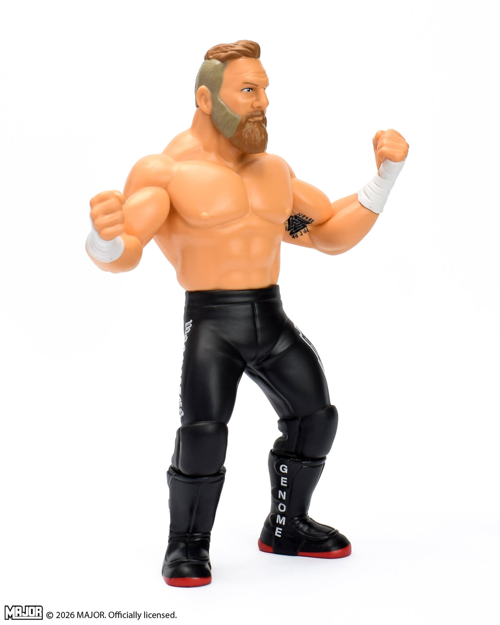 Limited to 500 Josh Barnett Big Rubber Guy Action Figure, 1980s Retro 8" Collectible Toy (FREE US SHIPPING - IN STOCK)