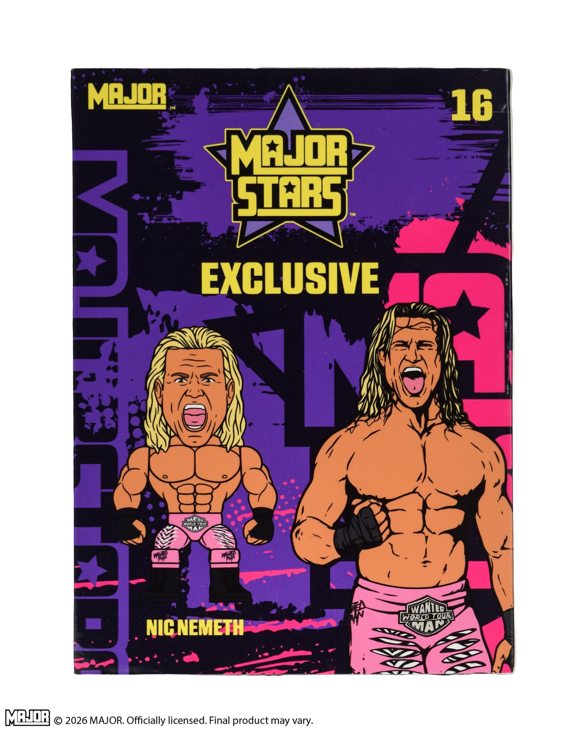 Major Stars Nic Nemeth 4-Inch Collectible Figure (FREE US SHIPPING - SHIPS IN NOVEMBER)
