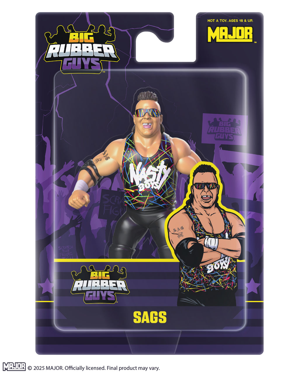BIG RUBBER GUYS SERIES 15 NASTY BOYS (FREE US SHIPPING)