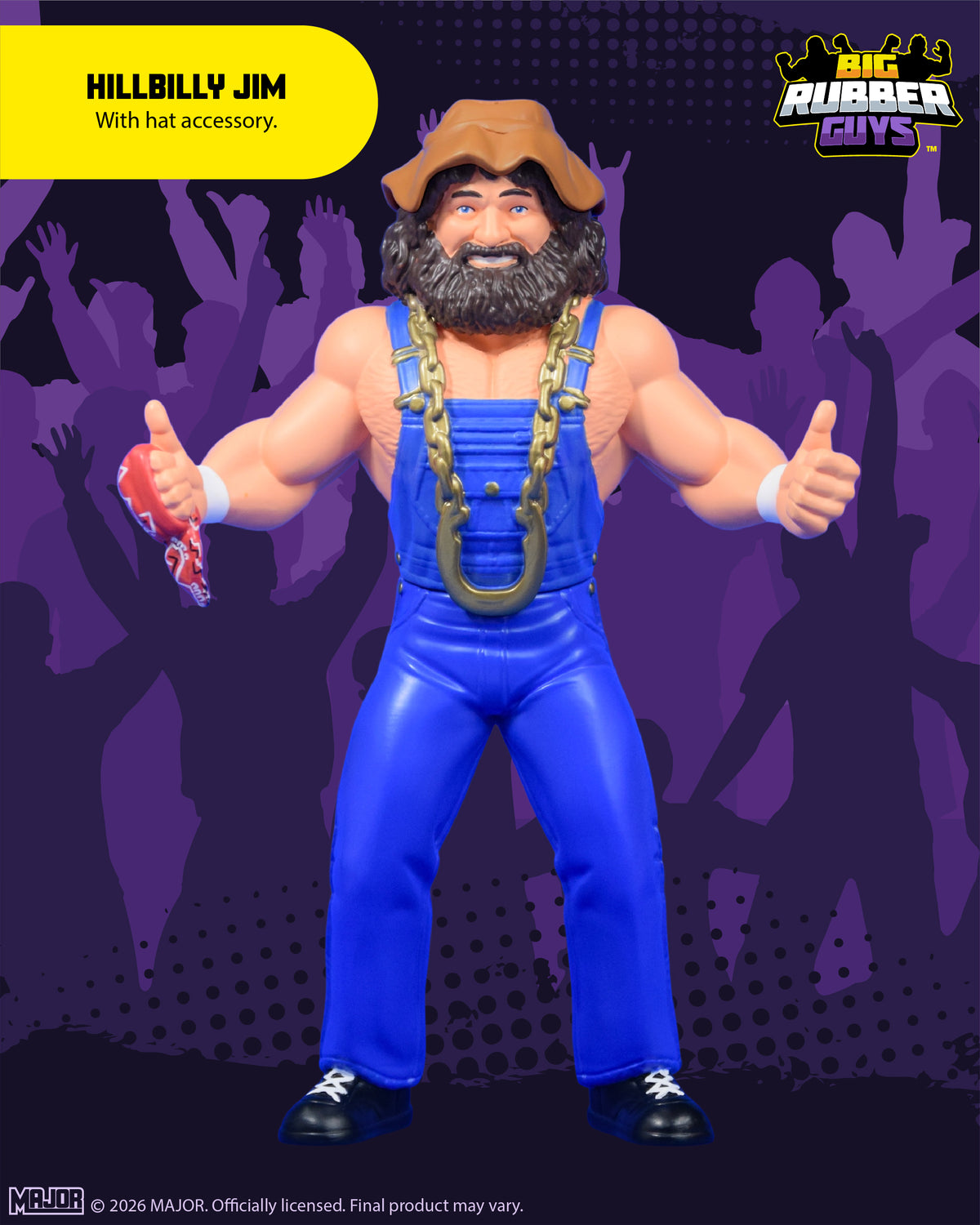BIG RUBBER GUYS SERIES 17 Hill Billy Jim (FREE US SHIPPING)