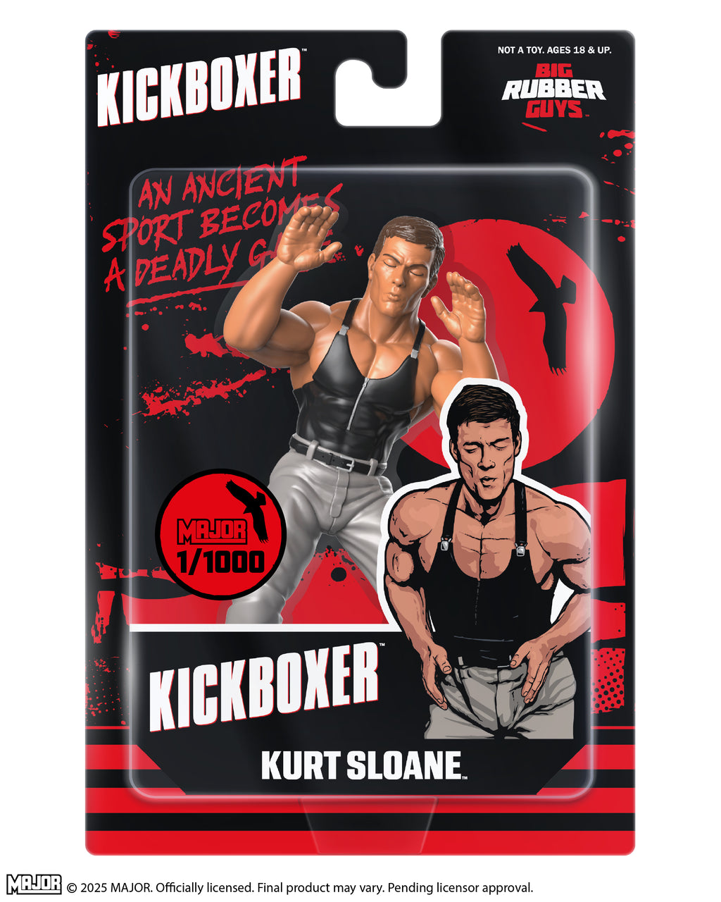 BIG RUBBER GUYS KICKBOXER KURT SLOANE 1/1000  (FREE US SHIPPING - SHIPS IN FEBRUARY)