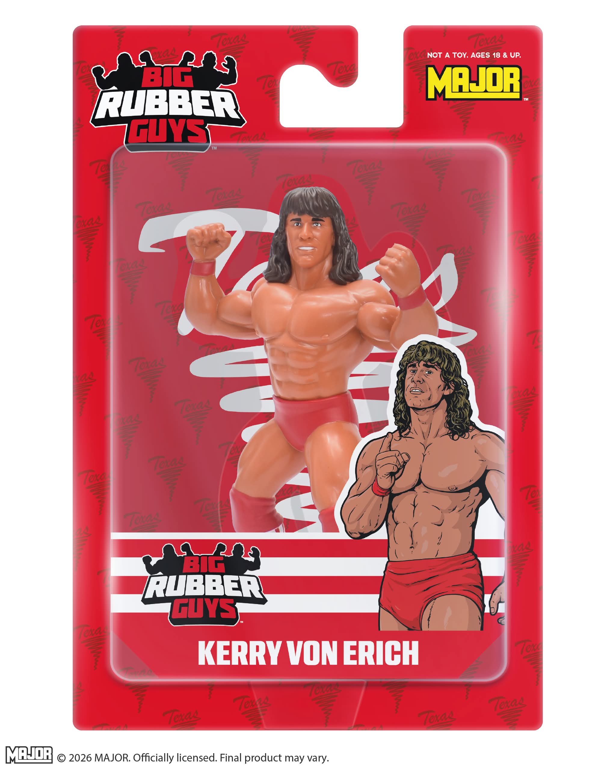 Kerry Von Erich Big Rubber Guy (FREE US SHIPPING - SHIPS IN SEPTEMBER)