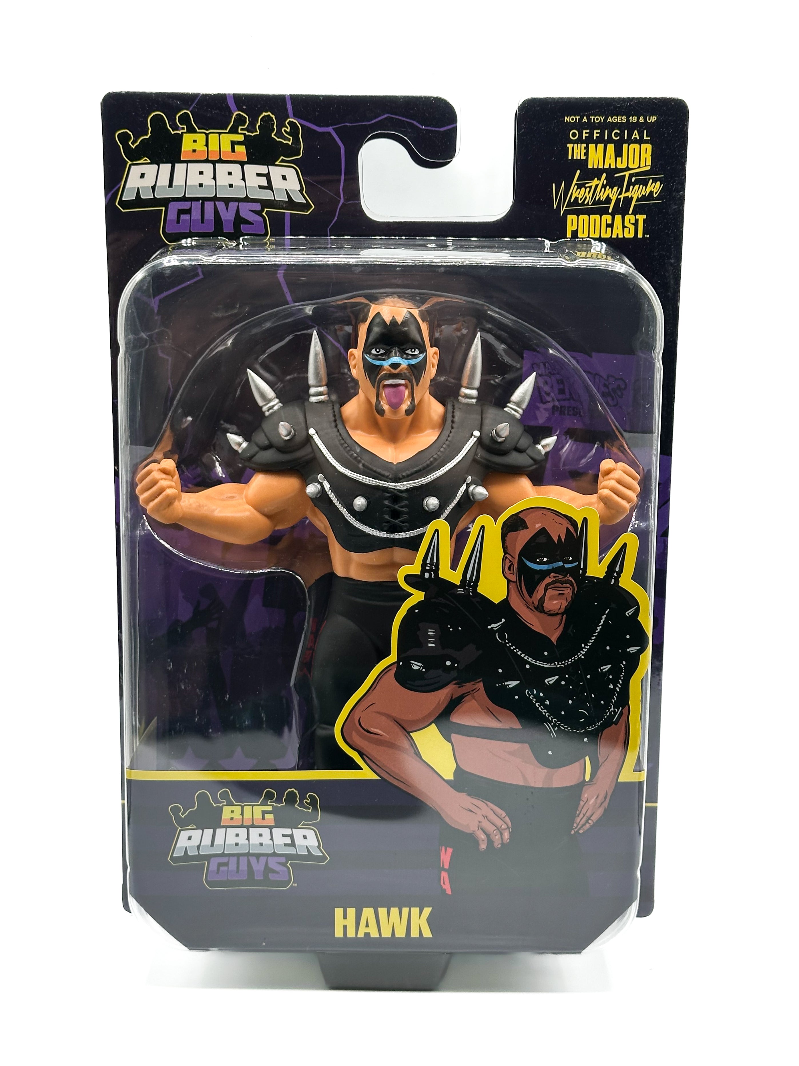 BIG RUBBER GUYS SERIES 8 ROAD WARRIORS ANIMAL & HAWK  (FREE US SHIPPING - IN STOCK)