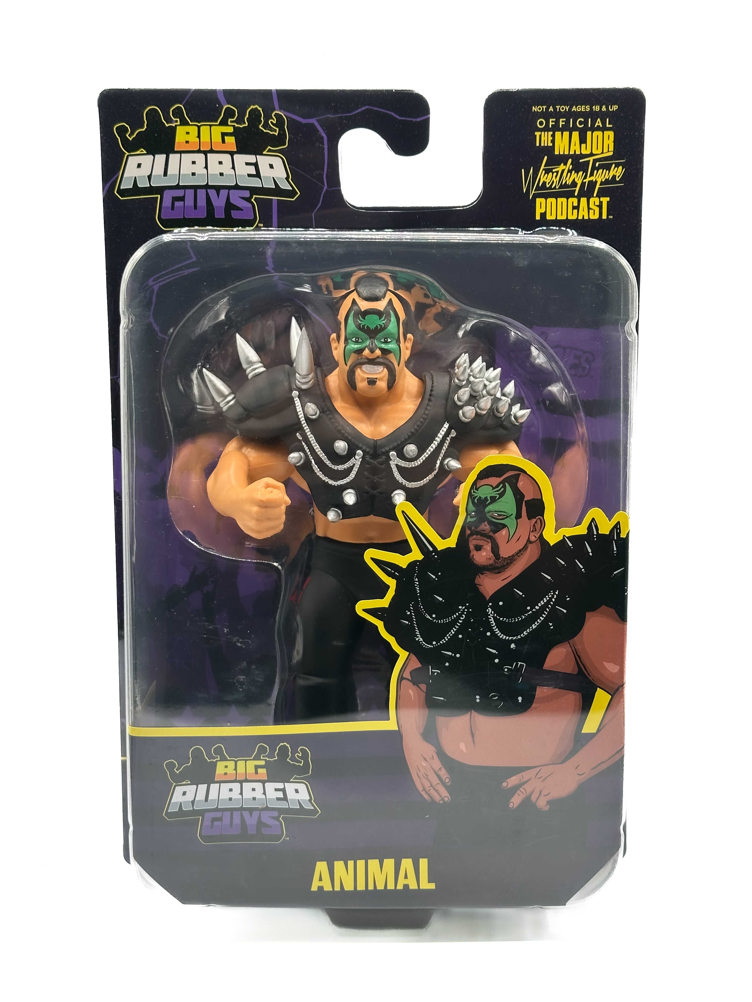 BIG RUBBER GUYS SERIES 8 ROAD WARRIORS ANIMAL & HAWK  (FREE US SHIPPING - IN STOCK)