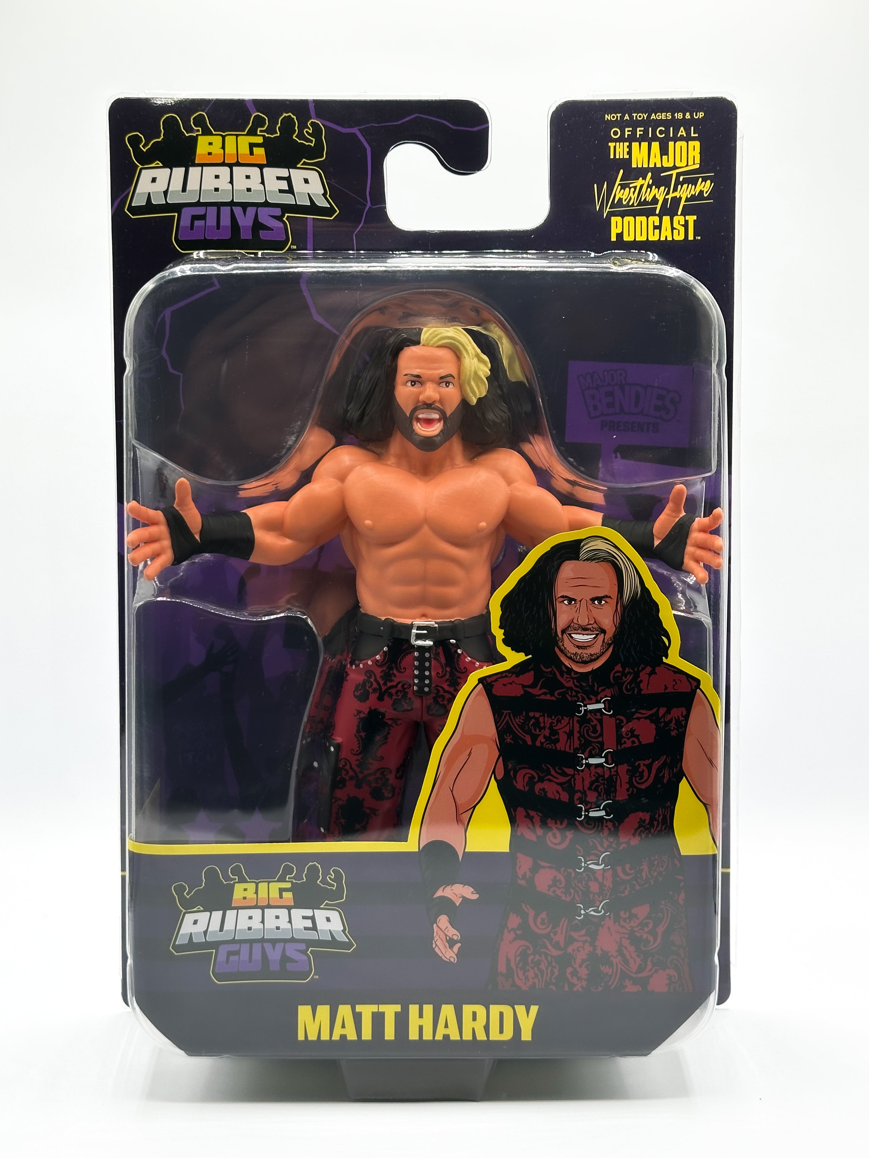 BIG RUBBER GUYS SERIES 8 MATT HARDY (FREE US SHIPPING - IN STOCK)