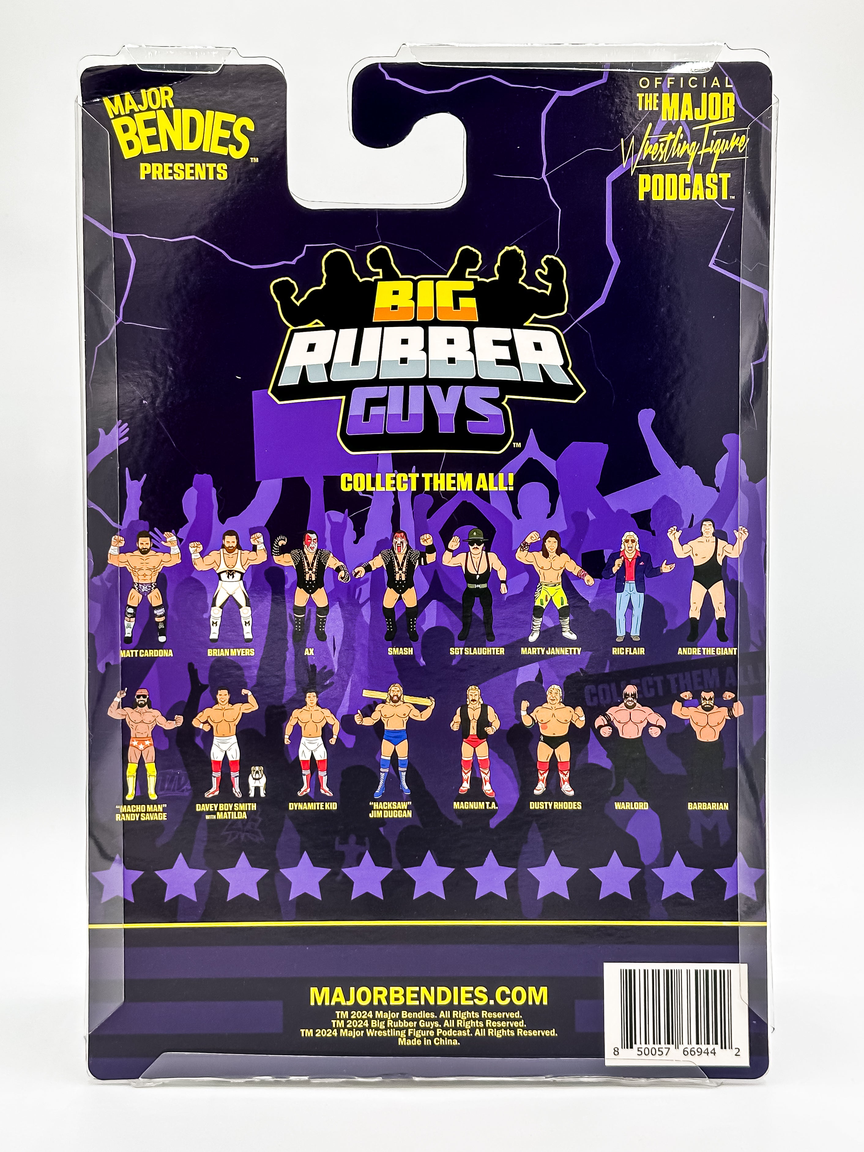 BIG RUBBER GUYS: "Macho Man" Randy Savage Pink (FREE US SHIPPING - SHIPS IN SEPTEMBER )