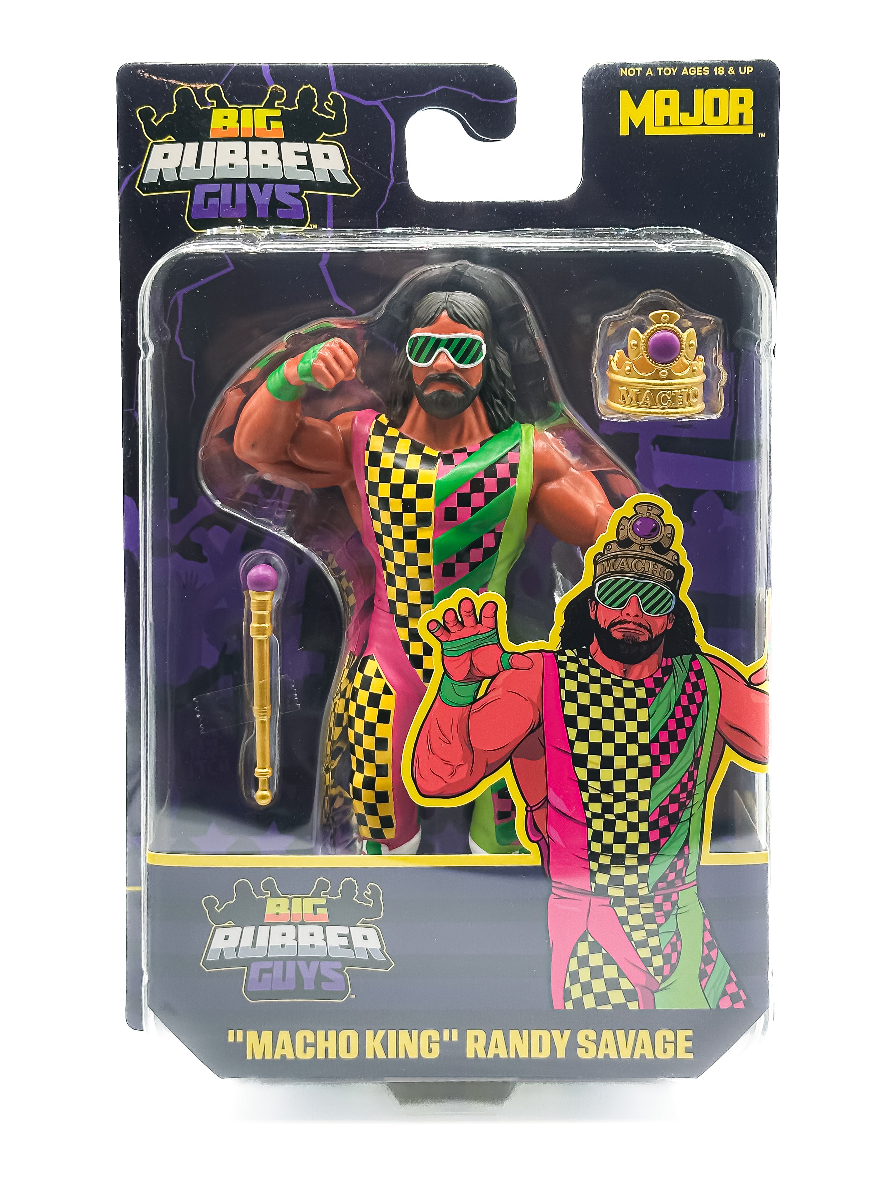 BIG RUBBER GUYS MACHO KING (FREE US SHIPPING - SHIPS IN AUGUST)