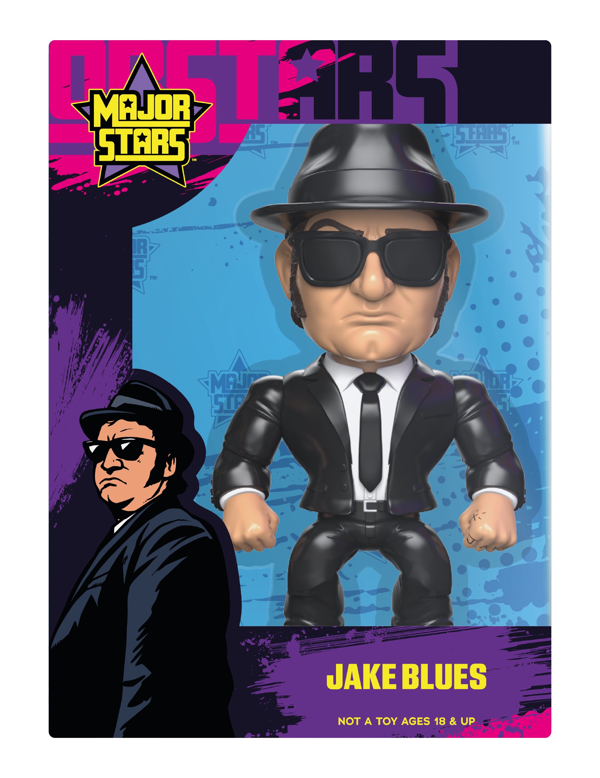 Blues Brothers Jake Blue Major Stars (FREE US SHIPPING - IN STOCK)