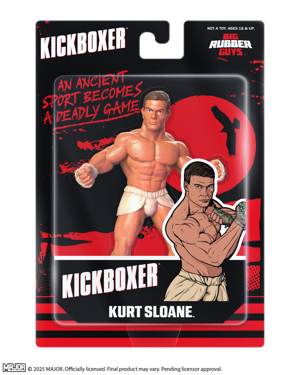 BIG RUBBER GUYS KICKBOXER - KURT SLOANE  (FREE US SHIPPING - SHIPS IN FEBRUARY)