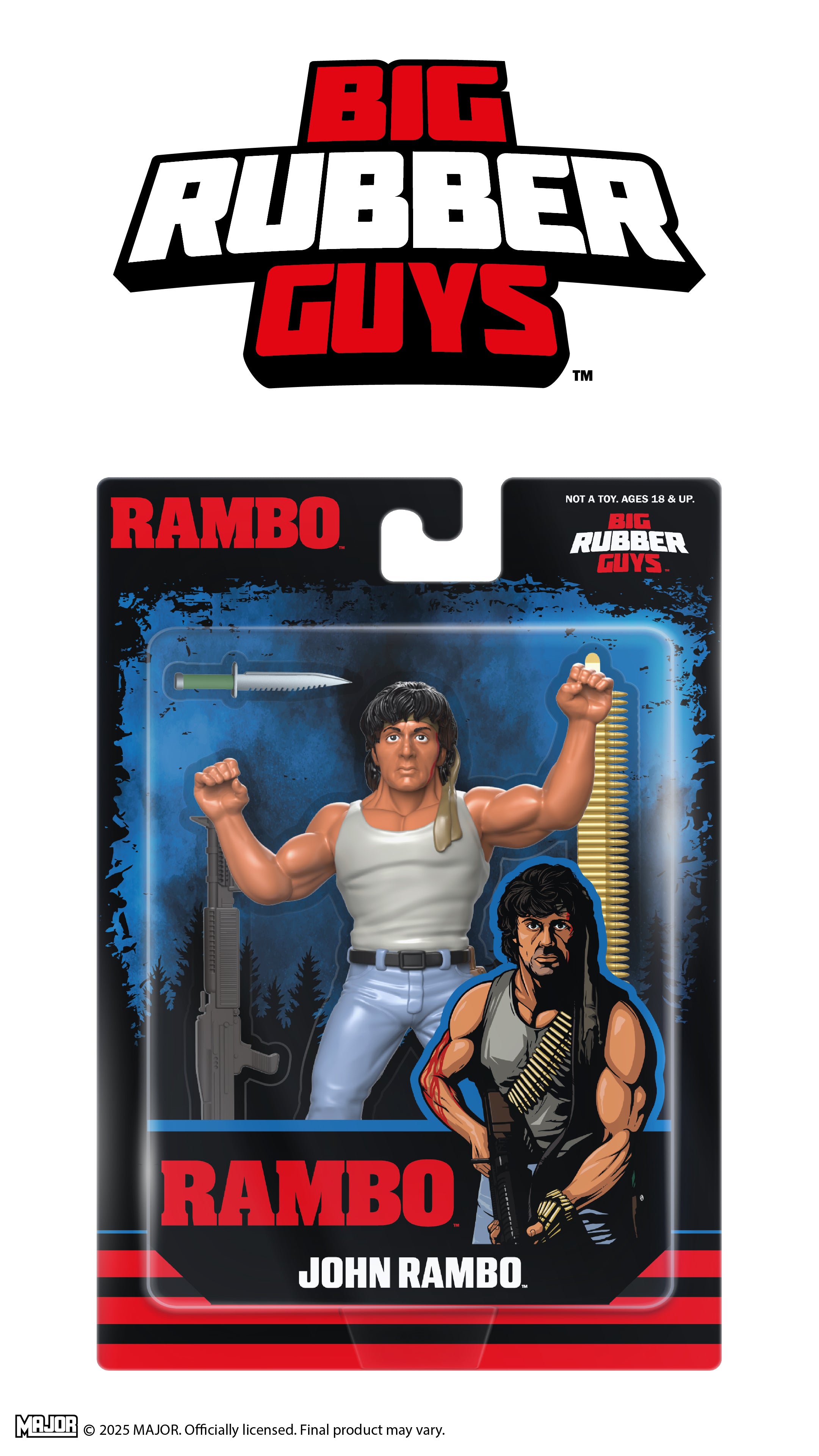 BIG RUBBER GUYS RAMBO  (FREE US SHIPPING - IN STOCK)