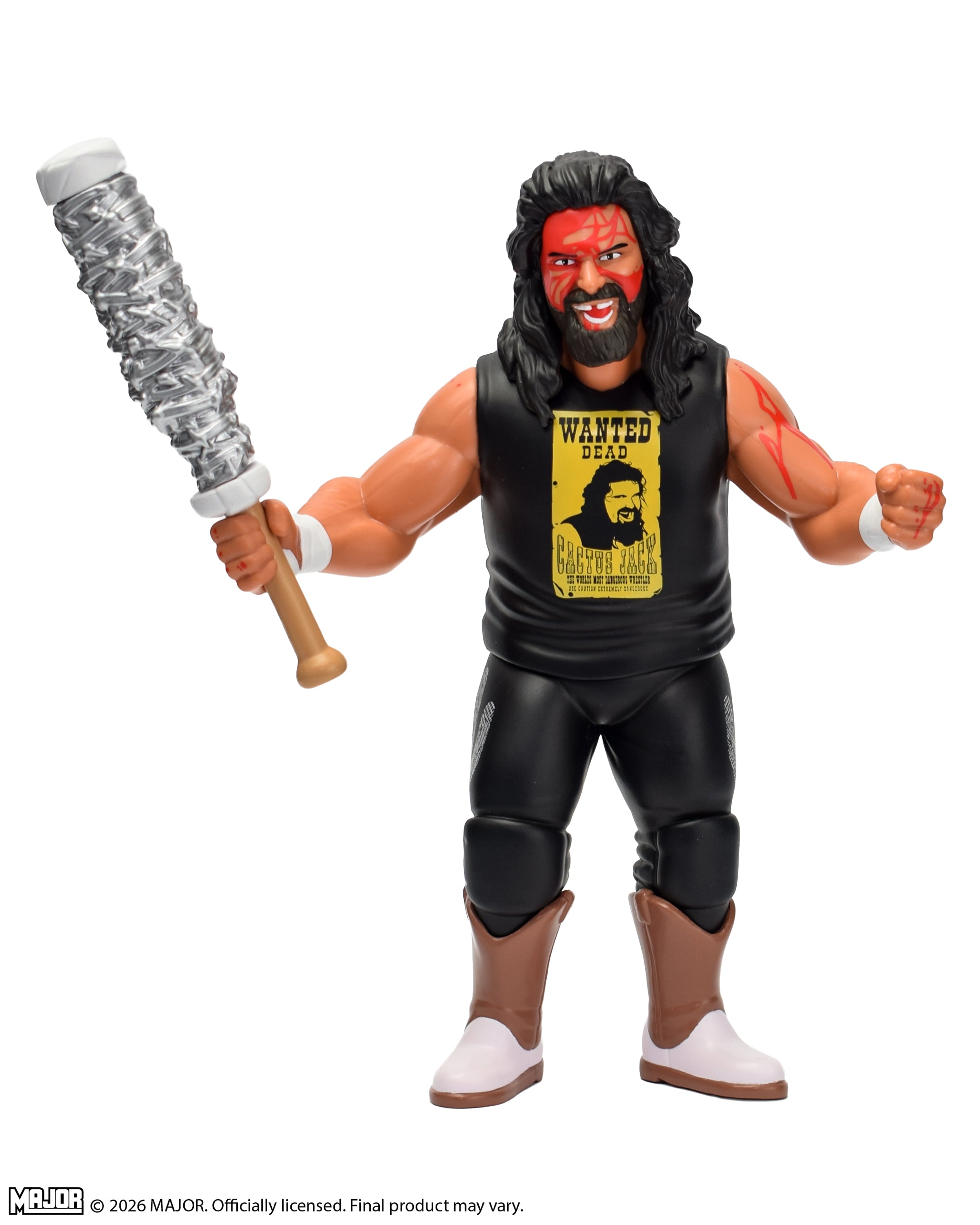 Bloody Cactus Jack Big Rubber Guy Action Figure, 1980s Retro 8" Collectible Toy (FREE US SHIPPING - SHIPS IN SEPTEMBER)