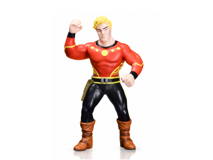 Flash Gordon Big Rubber Guy Action Figure, 1980s Retro 8" Collectible Toy  (FREE US SHIPPING - SHIPS IN APRIL)